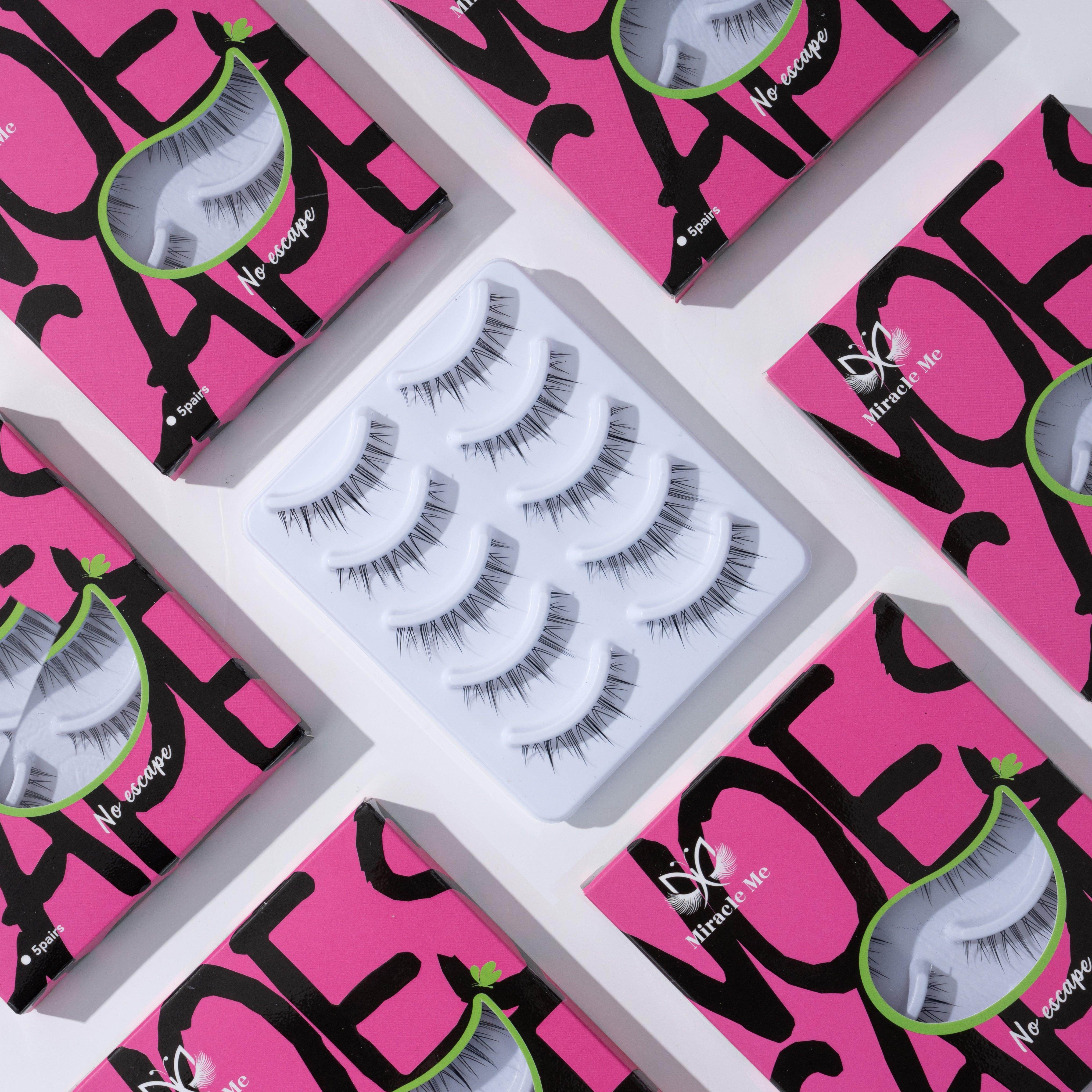 5 Packs - MiracleMe False Eyelashes