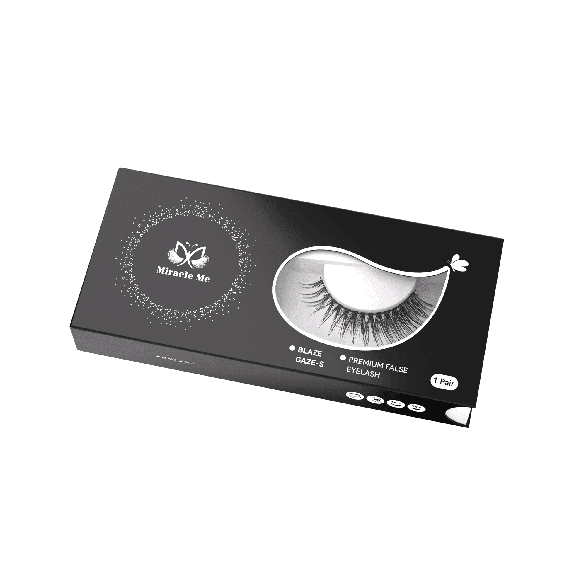Blaze Gaze Strip Lashes (Small) - MiracleMe False Eyelashes