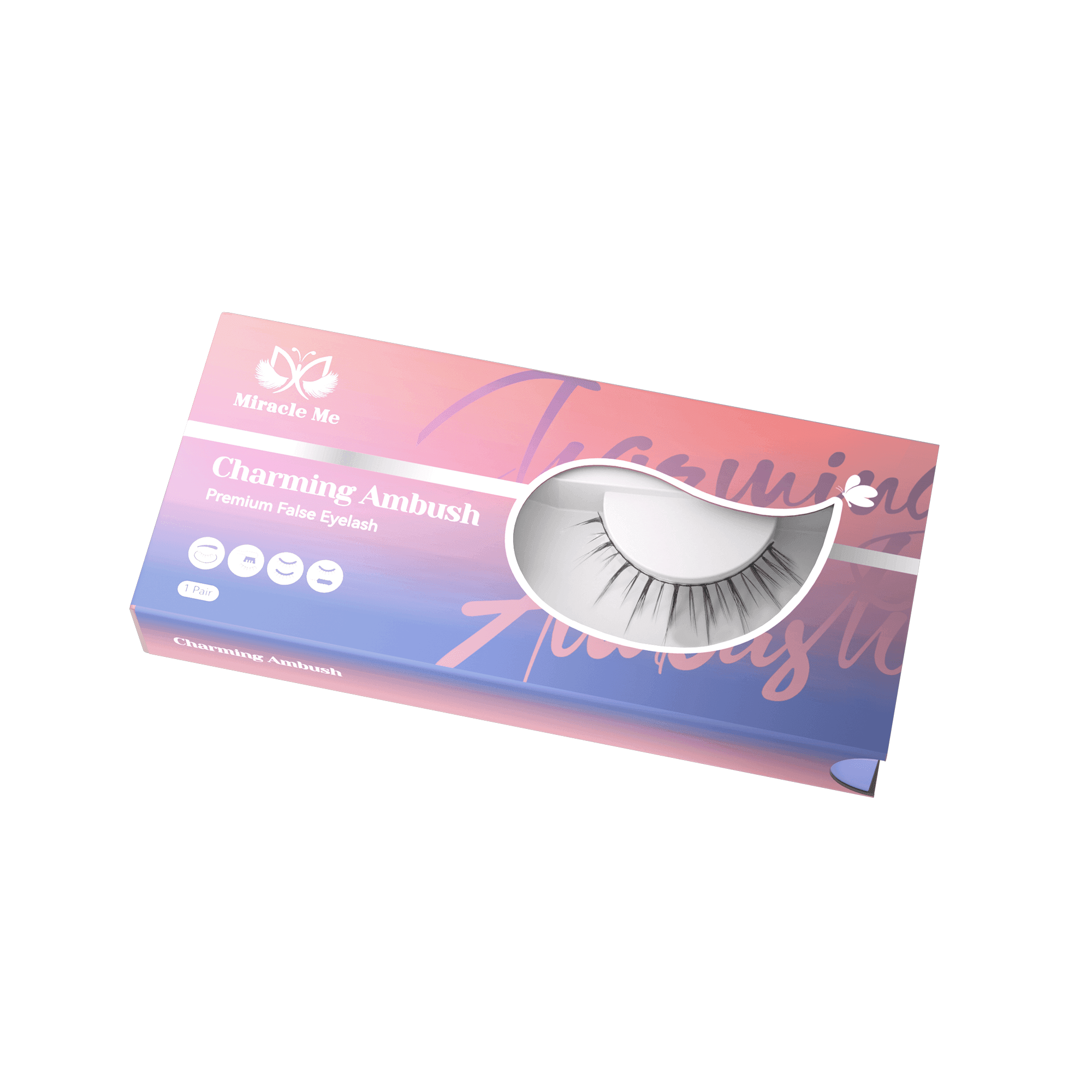 Charming Ambush Strip Lashes - MiracleMe False Eyelashes