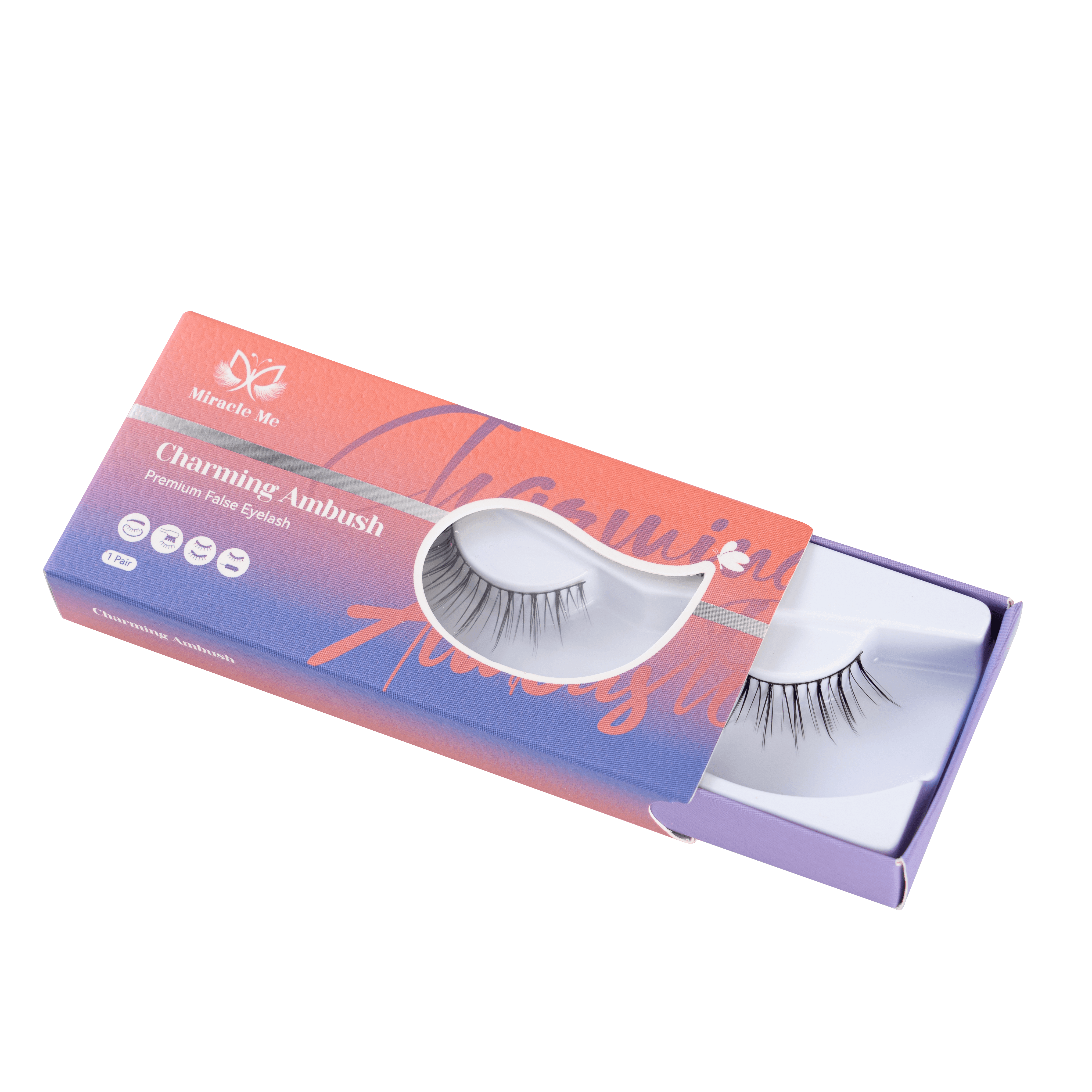 Charming Ambush Strip Lashes - MiracleMe False Eyelashes