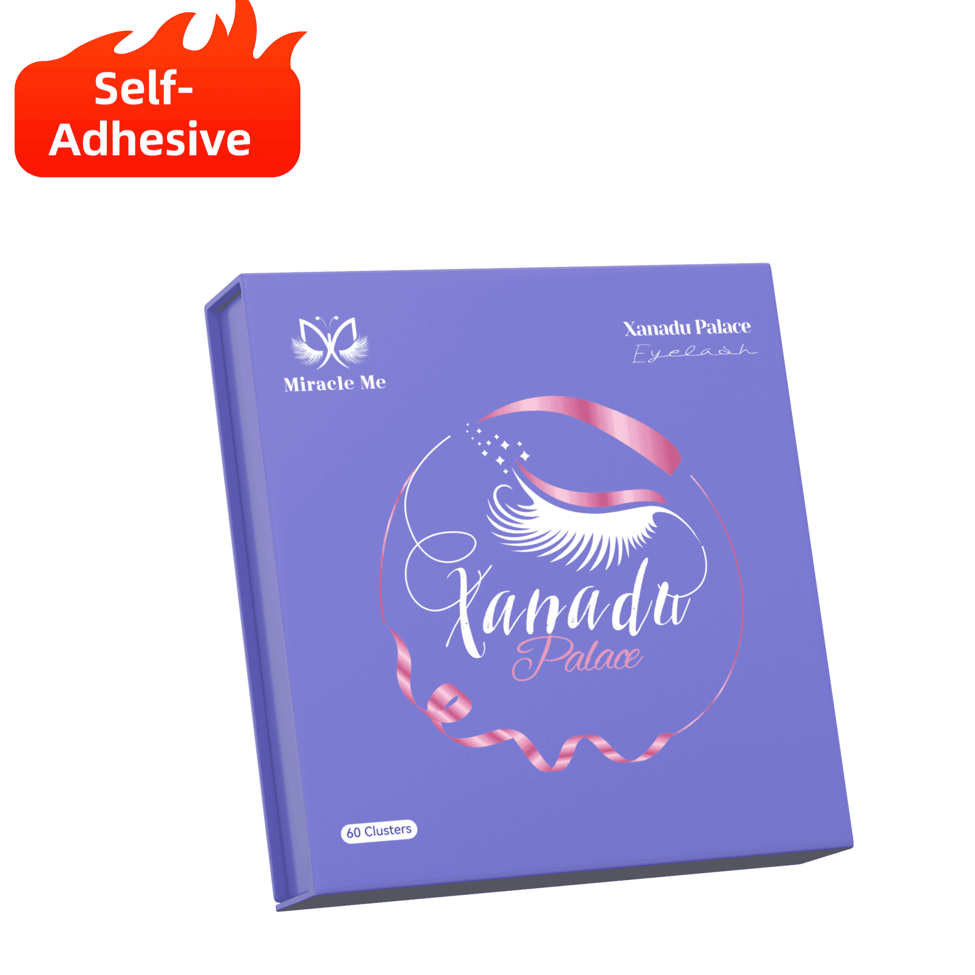 Supermodel 3-Pack Lashes Bundle (Self-Adhesive) - MiracleMe False Eyelashes