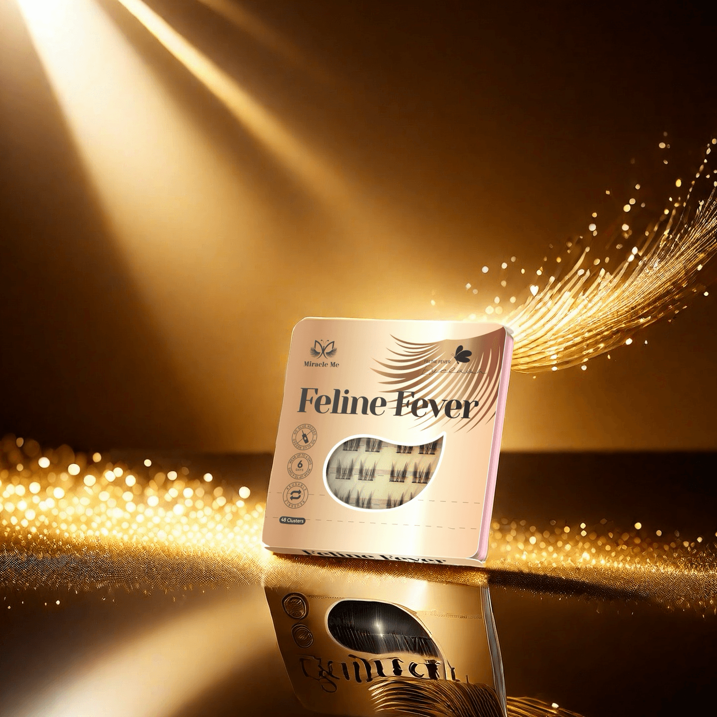 Feline Fever Self-Adhesive Lashes - MiracleMe False Eyelashes