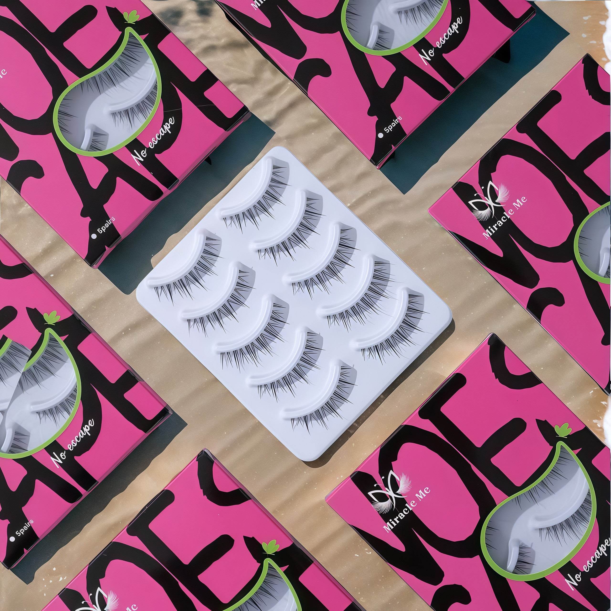 No Escape 5-pair Strip Lashes - MiracleMe False Eyelashes